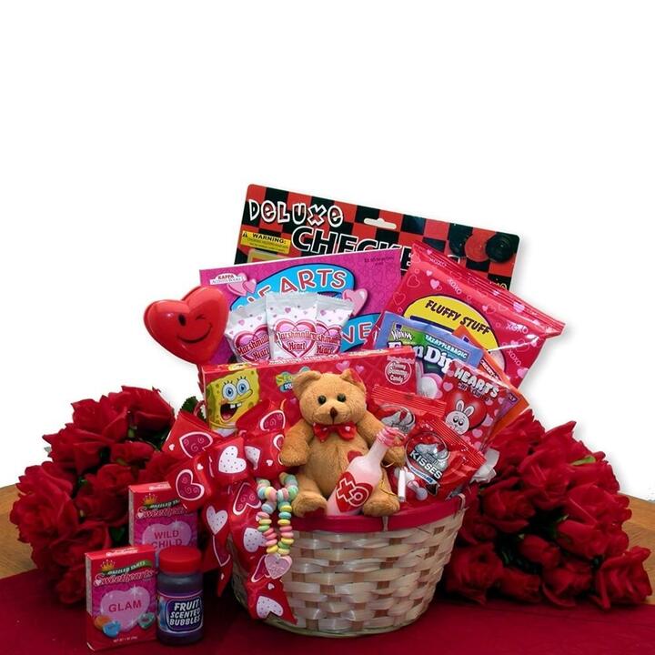 My Little Valentine Children's Gift Basket - valentines day candy - valentines day gifts