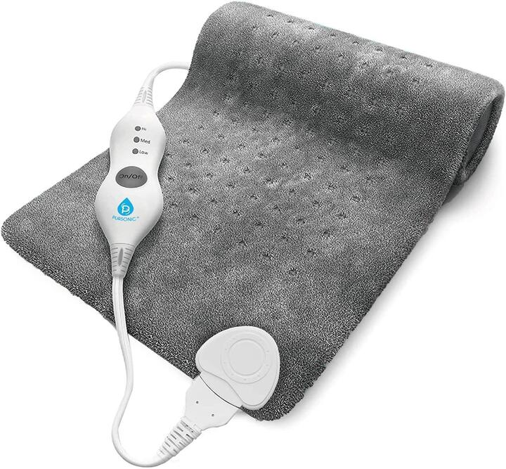Electric Heating Pad for Back Pain and Cramps Relief