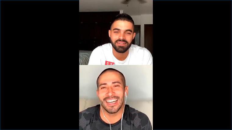 Chuy y Tommy en conversación de Instagram Live