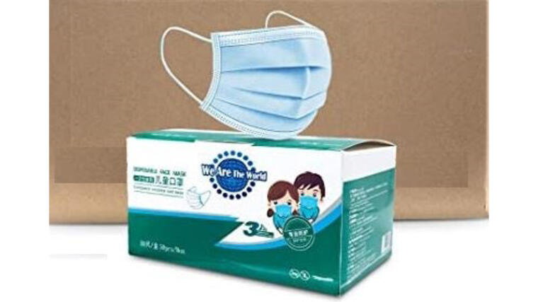 3 Ply - KIDS 3 Ply Surgical Style Face Mask (50 Pack)