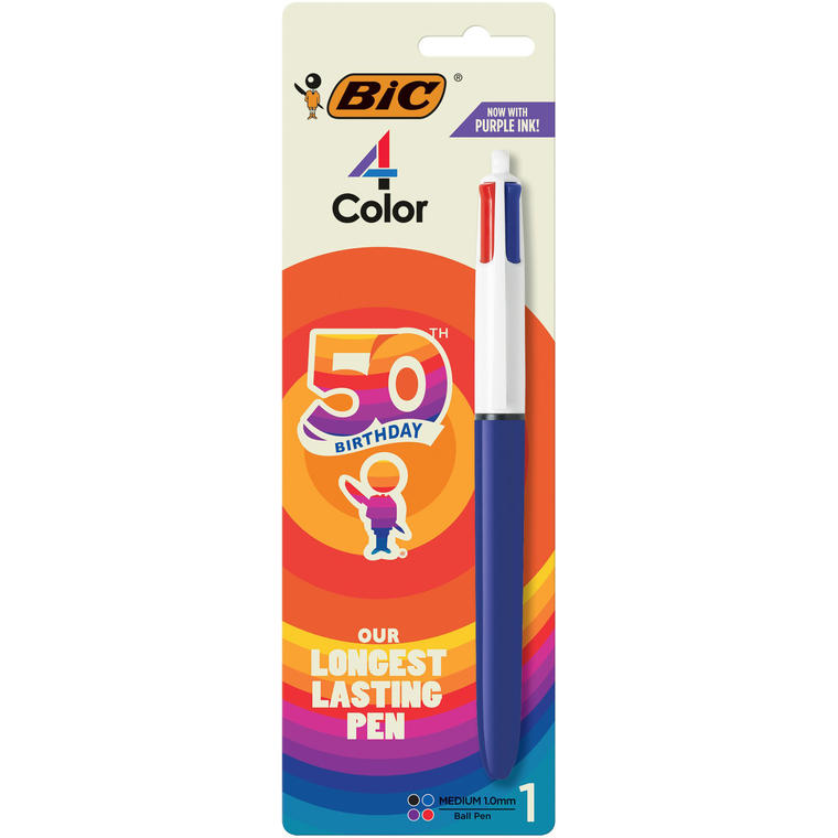 4-Color Retractable Ball Pen - Walmart