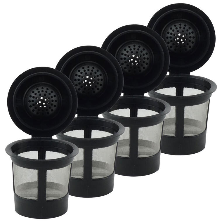 4 Pack Keurig Single K-Cup Solo Reusable Coffee Filter Pods - Walmart