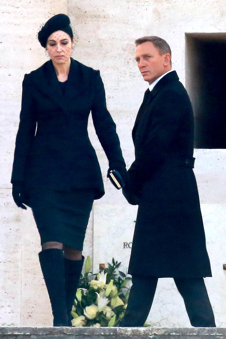Monica Bellucci y Daniel Craig en "Spectre”.