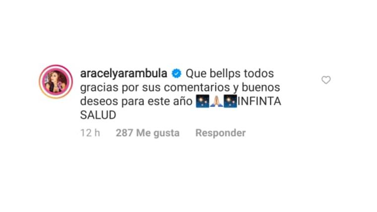 Aracely Arámbula comentarios