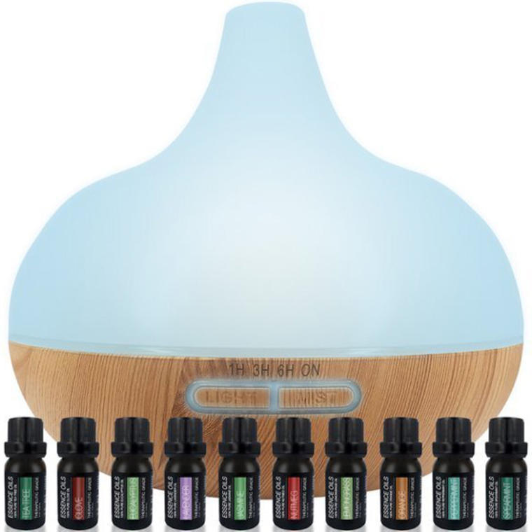 Aromatherapy Diffuser & Essential Oil Set - Walmart