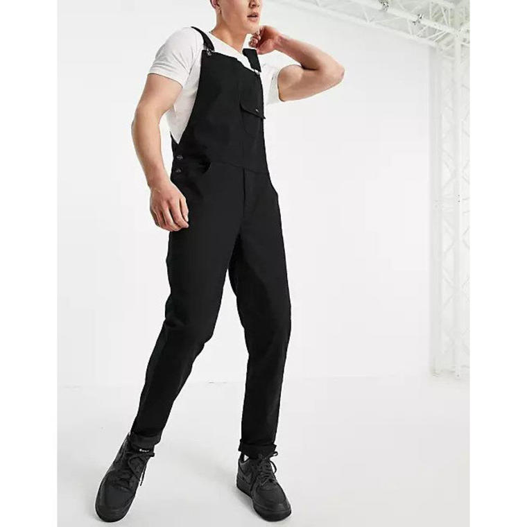ASOS DESIGN skinny overalls in black - Asos