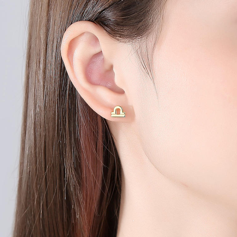 Astrology Jewelry Libra Stud Earrings - Walmart