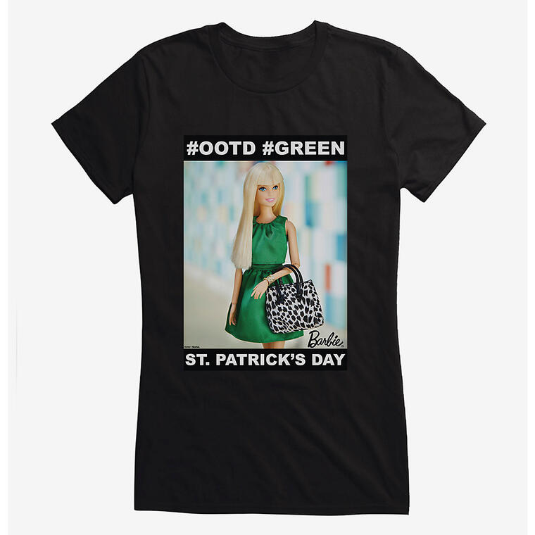 Barbie St. Patrick's Day #OOTD #GREEN Girls T-Shirt - Hot Topic