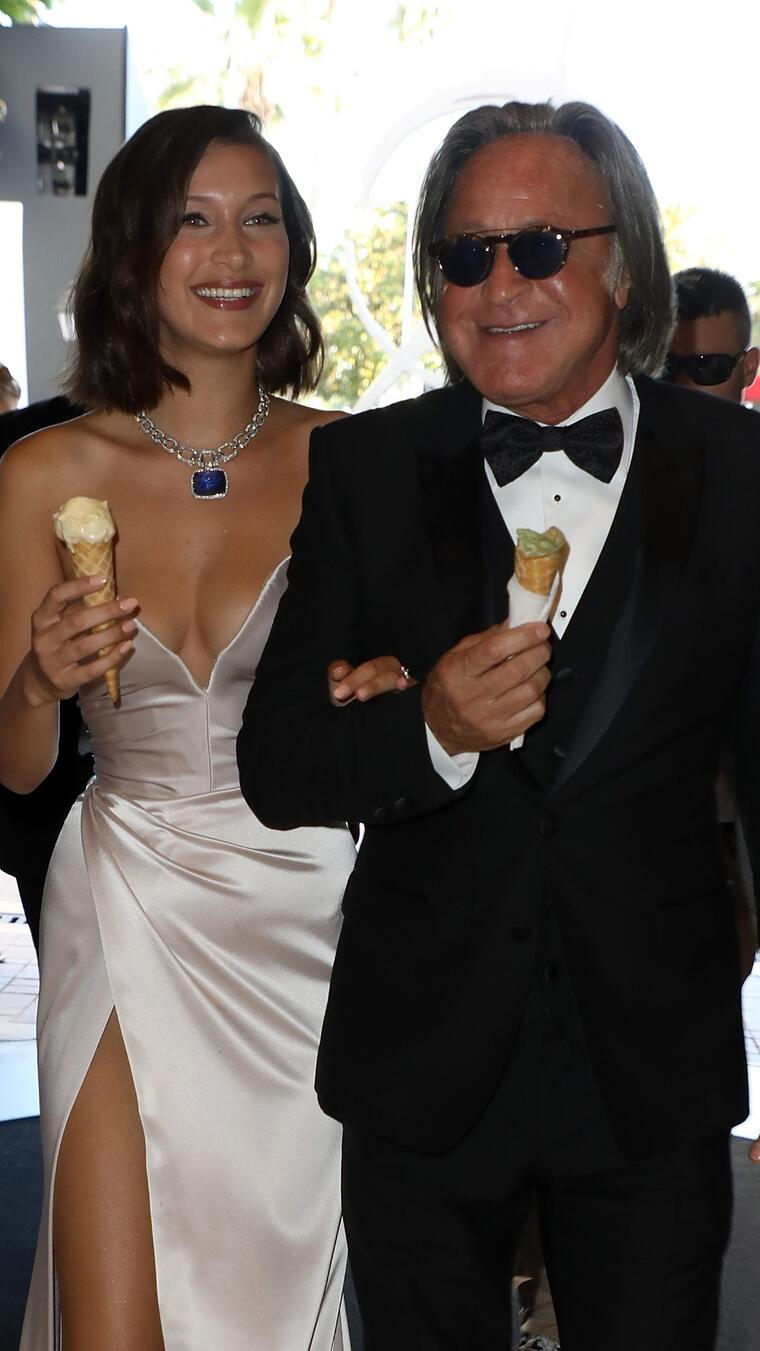 Bella Hadid y su padre