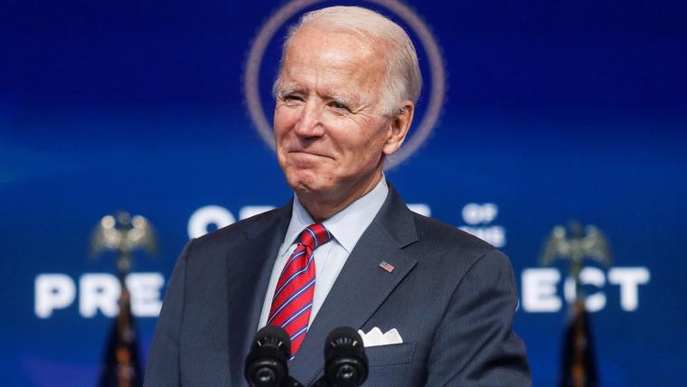 El presidente electo, Joe Biden.