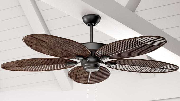 Blade Outdoor Leaf Blade Ceiling Fan with Pull Chain - Wayfair