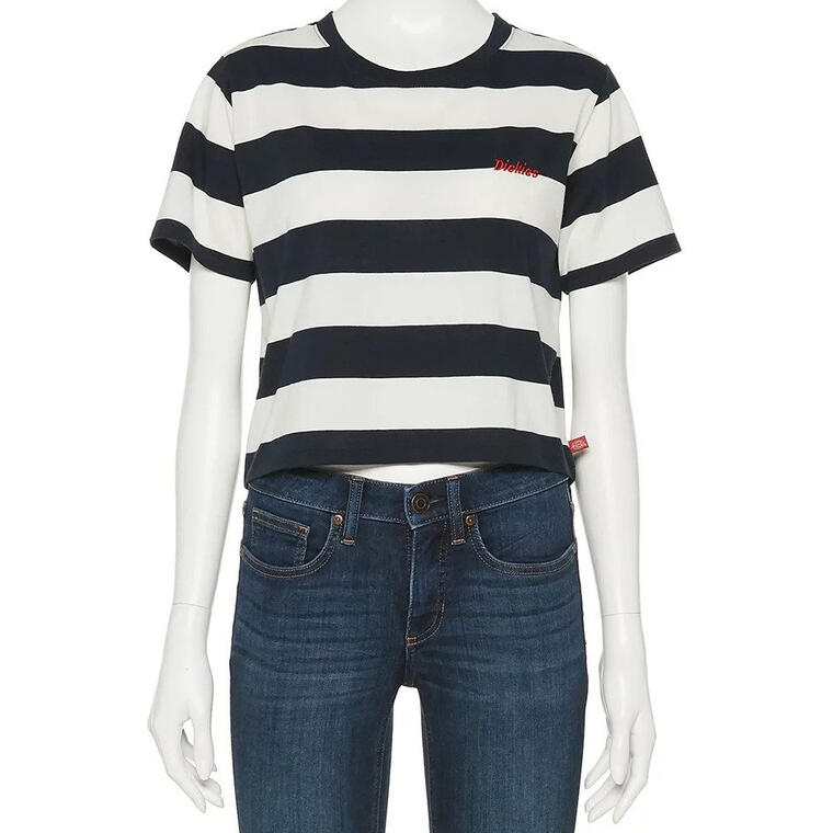 Bold Striped Cropped Tee - Kohl’s