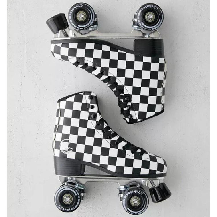 C7skates UO Exclusive Checkerboard Premium Quad Roller Skate - Urban Outfitters