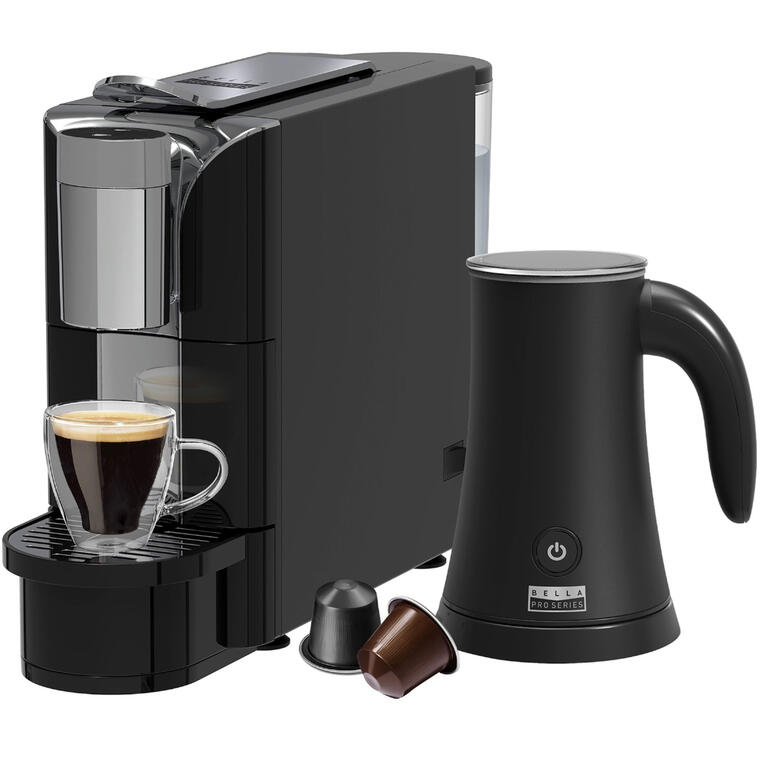 Capsule Coffee Maker and Milk Frother - Bella