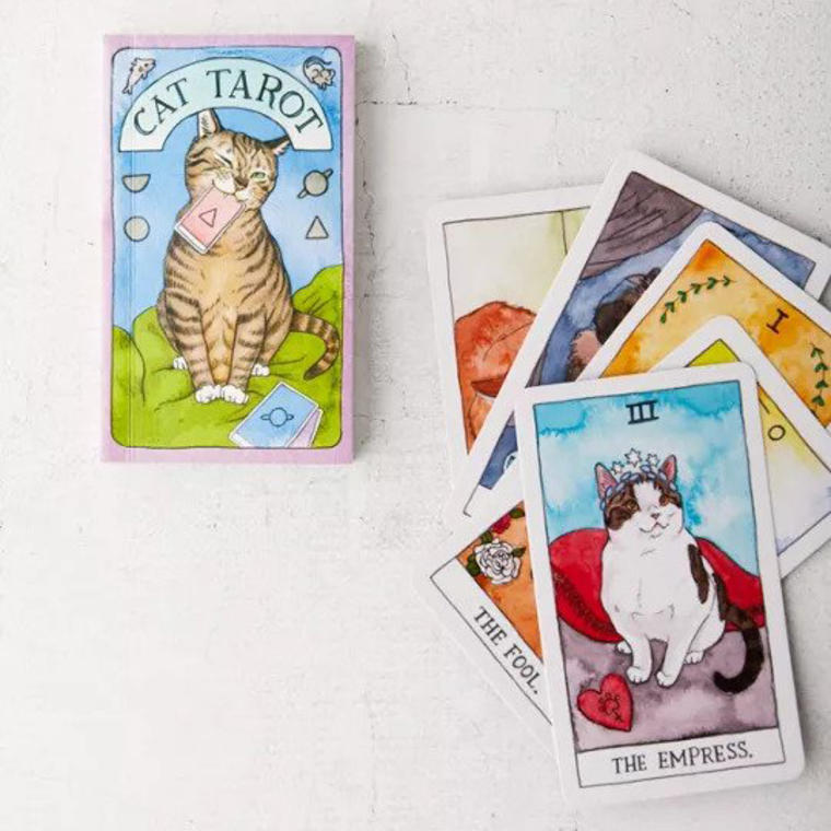 Cat Tarot: 78 Cards And Guidebook By Megan Lynn Kott - Urban Outfitters