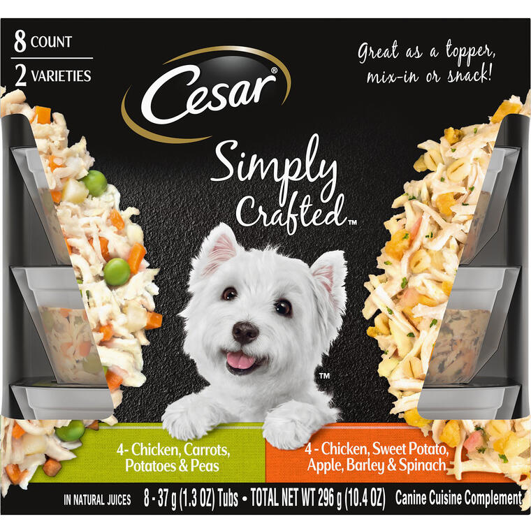 Cesar Simply Crafted Variety Pack Chicken - Chewy
