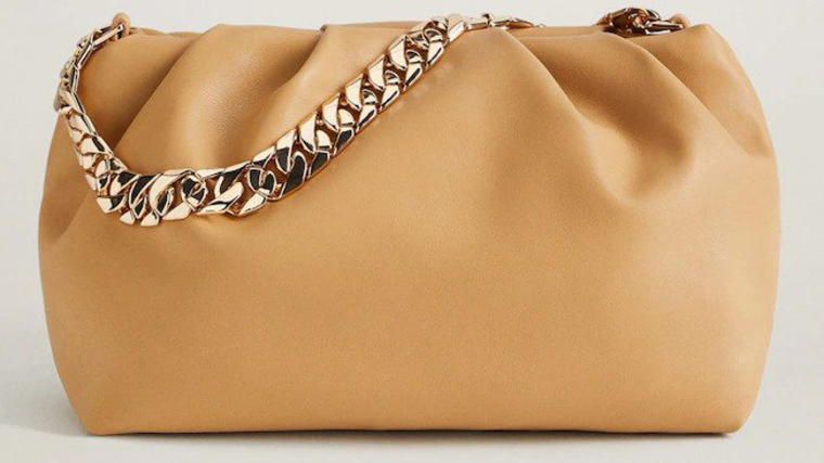 Chain puffed bag - Mango