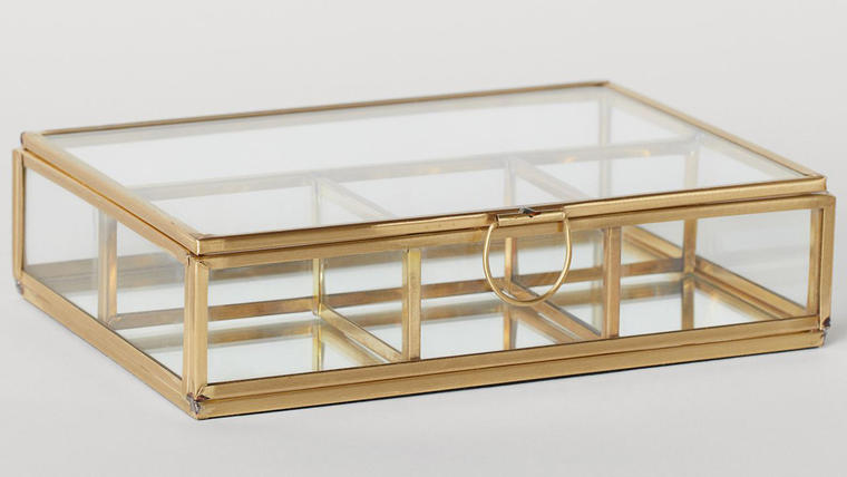 Clear Glass Jewelry Box - H&M