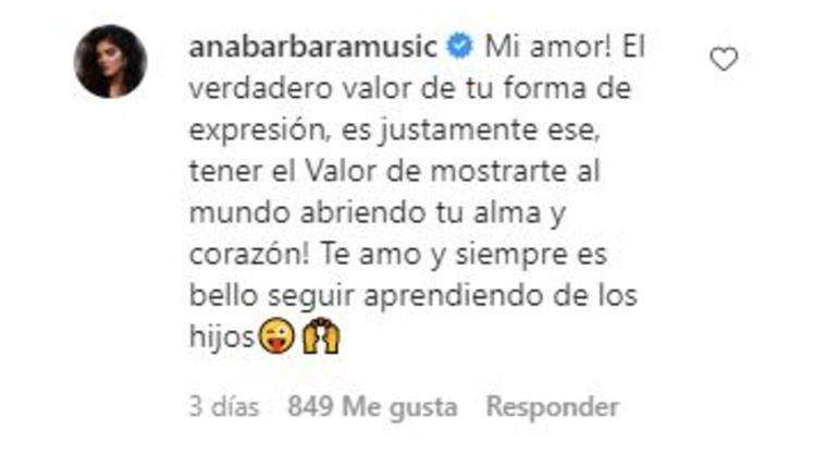 Comentario de Ana Bárbara