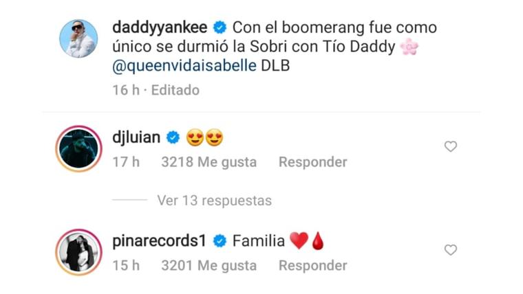 Comentarios Daddy Yankee
