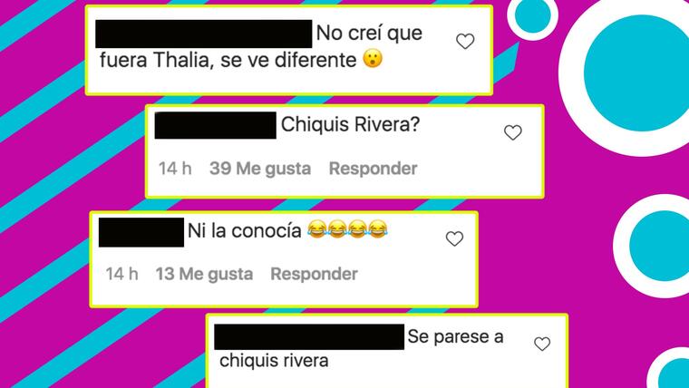 Comentarios Thalía 