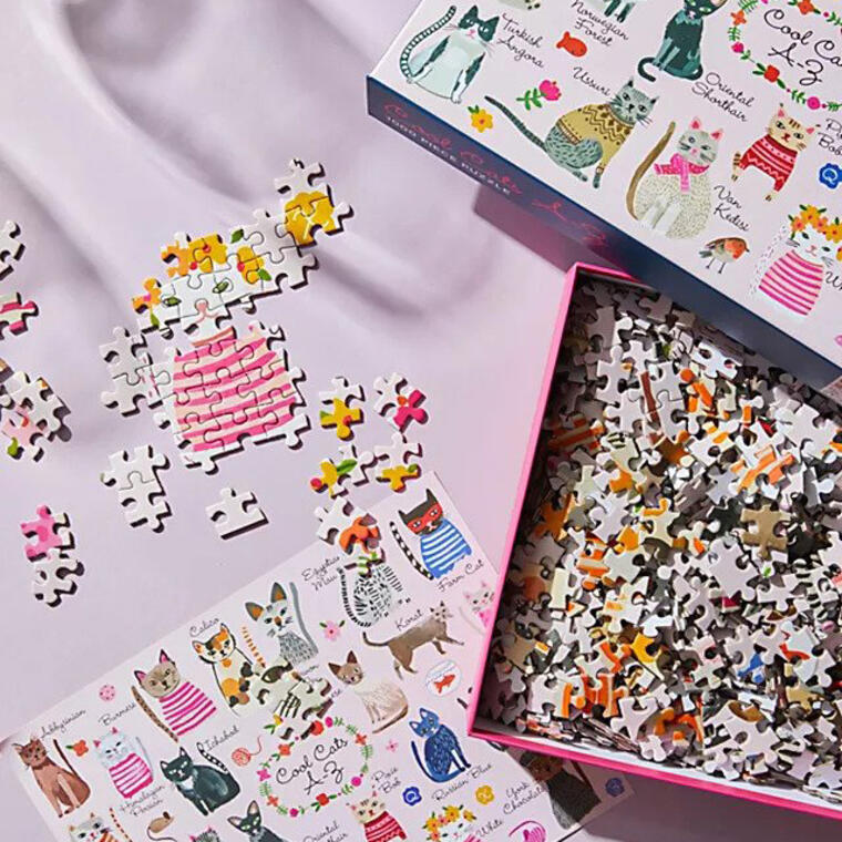 Cool Cats A-Z 1,000-Piece Puzzle - Free People
