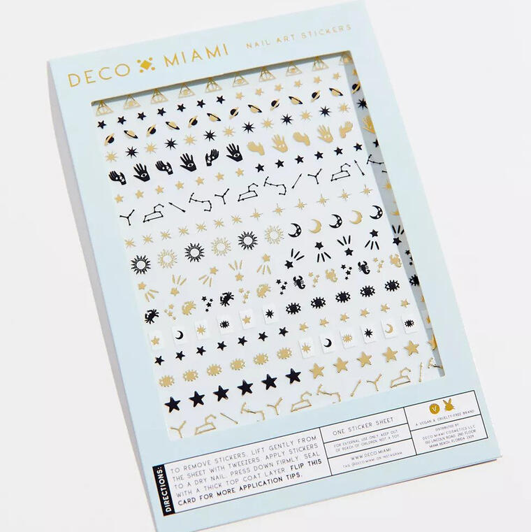 Deco Miami Nail Art Sticker Sheet - Urban Outfitters