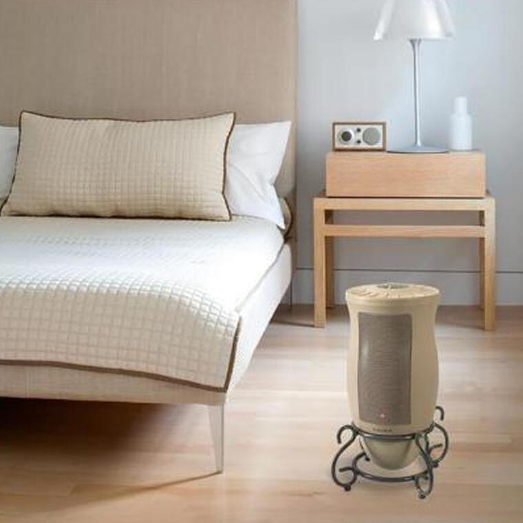 Designer Series 1500-Watt Electric Ceramic Oscillating Space Heater with Remote Control