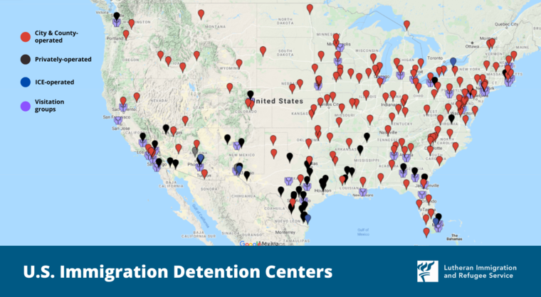 ICE tiene más de un centenar de centros de detención en el país, muchos de los cuales están administrados por empresas privadas