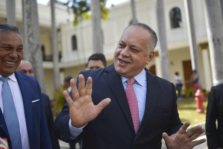 Diosdado Cabello, jefe de la oficialista Asamblea Constituyente y considerado el hombre más poderoso del gobierno venezolano luego del presidente Nicolás Maduro.