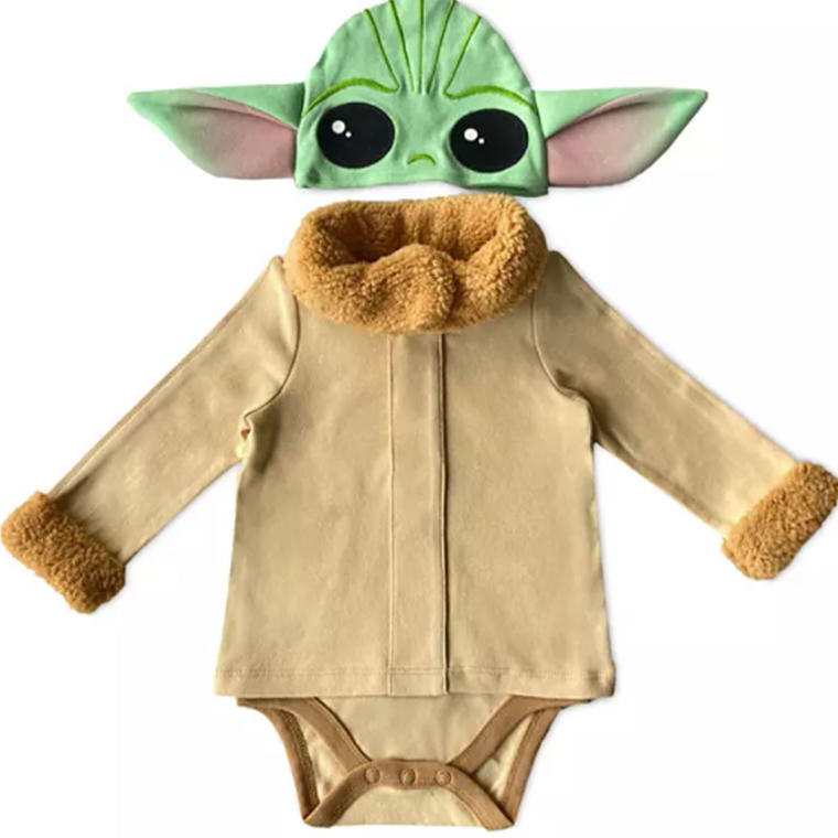 Disfraz de Yoda para niños pequeños