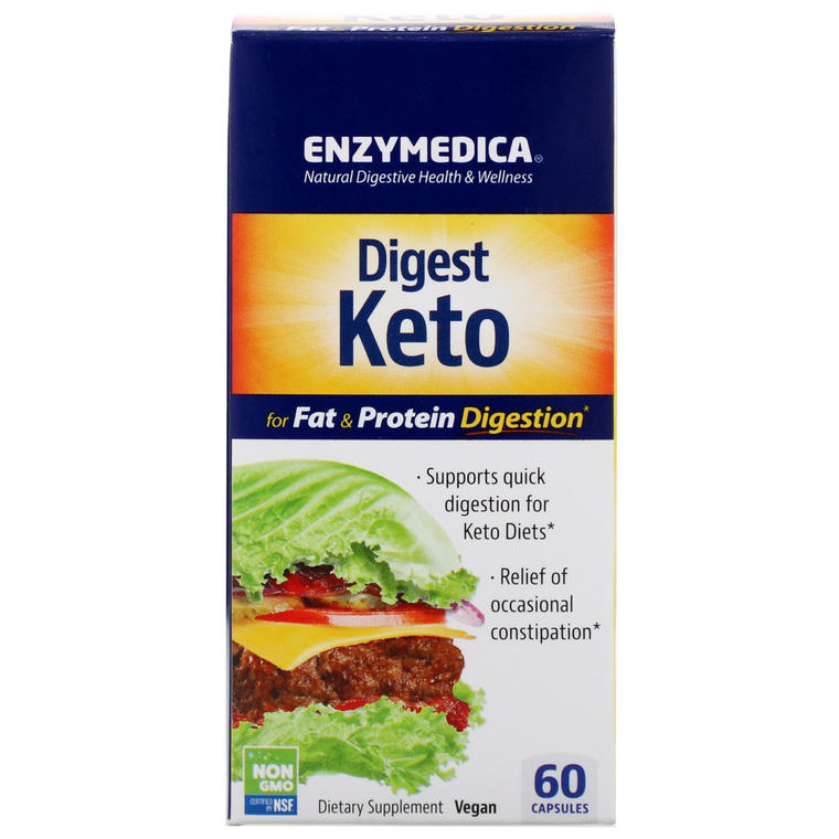 Enzymedica, Digest Keto, 60 Capsules - iHerb