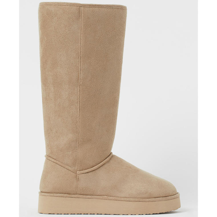 Faux Shearling-lined Boots - H&M