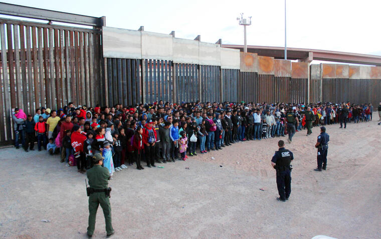 Migrantes en El Paso, Texas