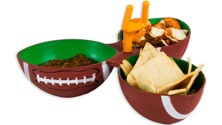 Game Day Football Condiment Dish - Walmart
