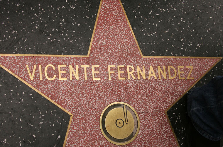 Alejandro Fernandez Honored With A Star On The Walk Of Fame
