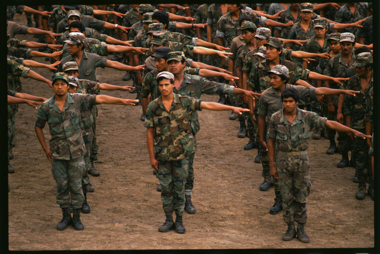 Contra Troops Training in Honduras