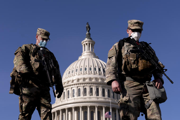Miembros de la Guardia Nacional en Washington D.C.