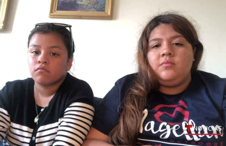 Lupe y Mayra, hermanas de Vanessa Guillén, en entrevista con Noticias Telemundo. 
