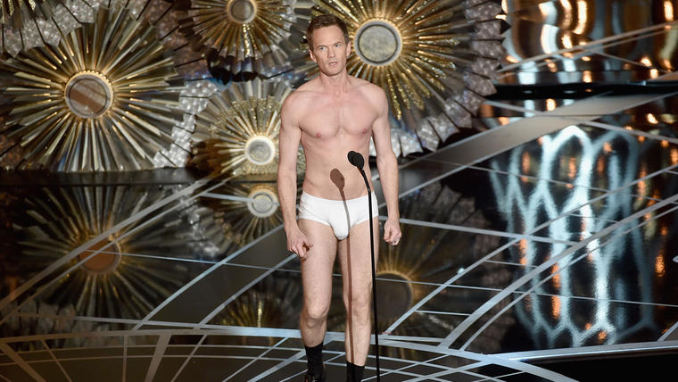 Neil Patrick Harris en calzoncillos en los premios Oscar 2015