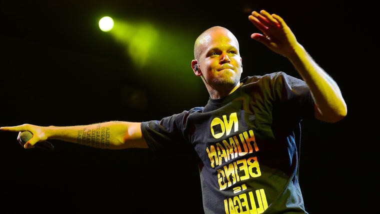 Rene Perez de Calle 13 en una presentació en Brooklyn