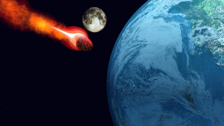 Asteroide llega a la Tierra 