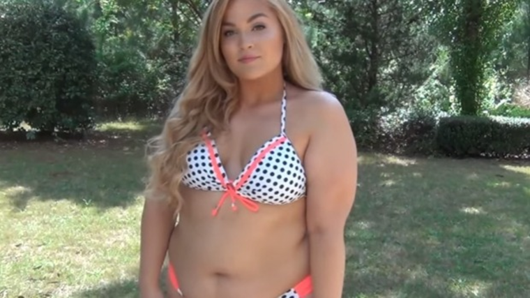 Las gorditas también pueden usar bikinis, según la bloguera Loey Lane  (VIDEO)