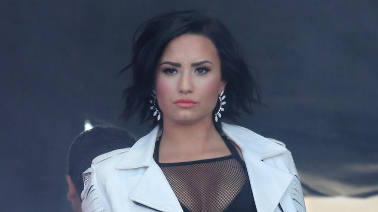Demi Lovato durante el iHeartRadio Music Festival
