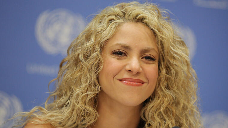 Shakira durante un evento en 2015