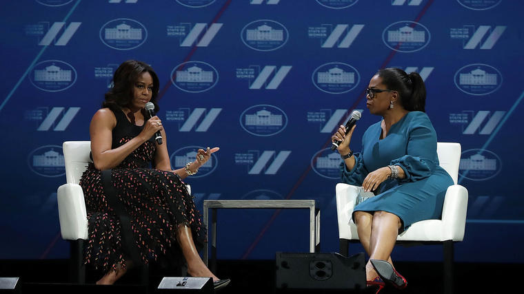 Michelle Obama y Oprah conversaron en el marco del evento ‘United State of Women Summit’