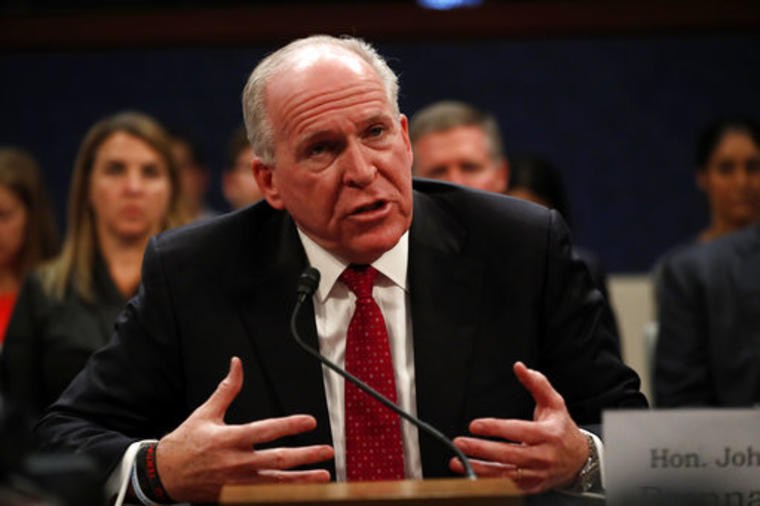 John Brennan, ex director de la CIA, testifica ante el Congreso hoy 23 de mayo de 2017. 