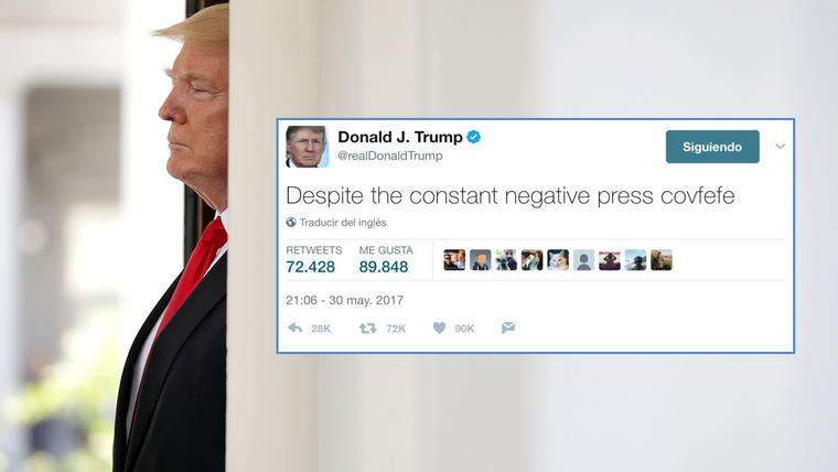 Las graciosas reacciones que desató el error “covfefe” de Donald Trump