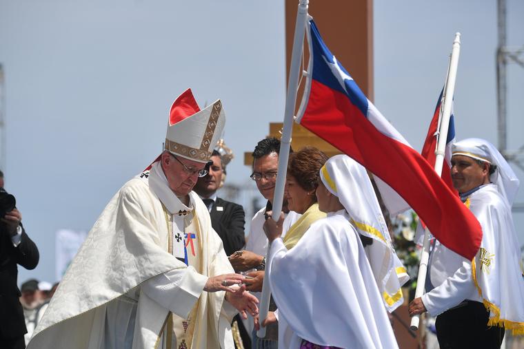 El papa Francisco visita Iquique