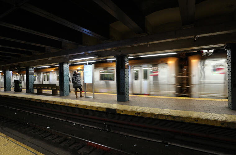 Imagen de archivo del metro de Nueva York. 